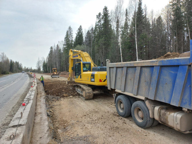 В Пермском крае подрядчик приступил к расширению автодороги Пермь-Березники на четырех участках